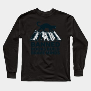 Cat Read Banned Books Long Sleeve T-Shirt
